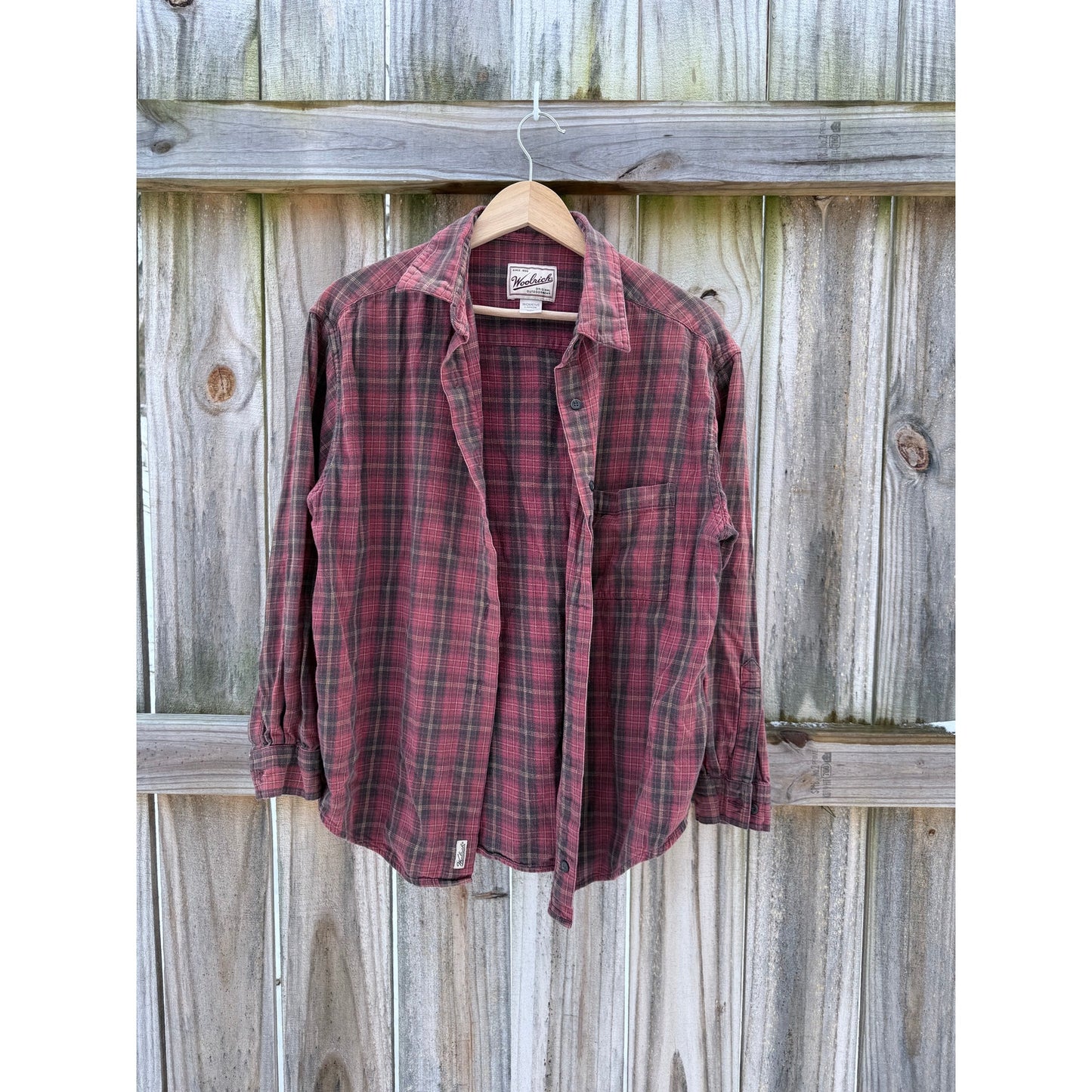 Vintage Woolrich Washed Plaid Workshirt