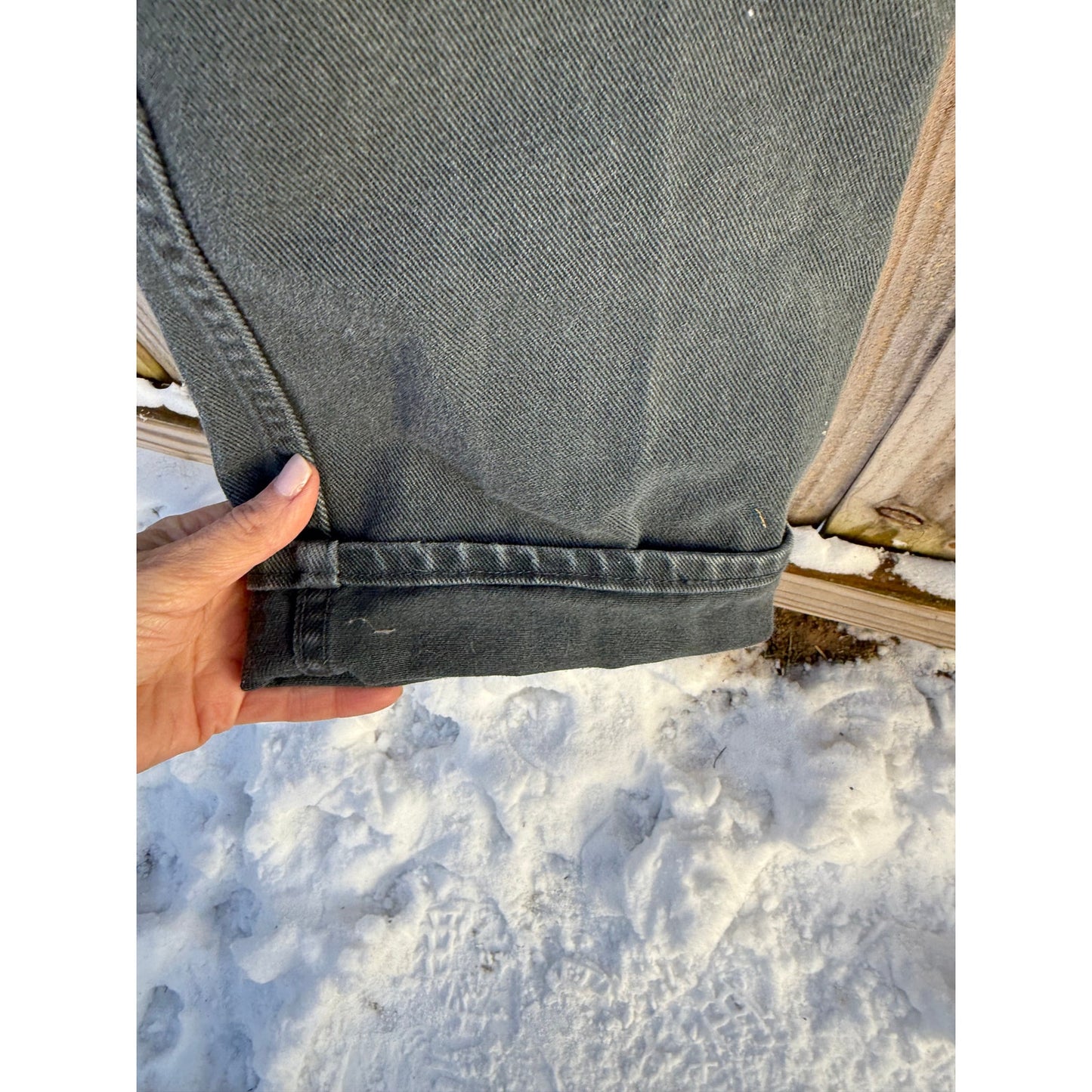 Wrangler Workwear Denim Slate Blue Canvas