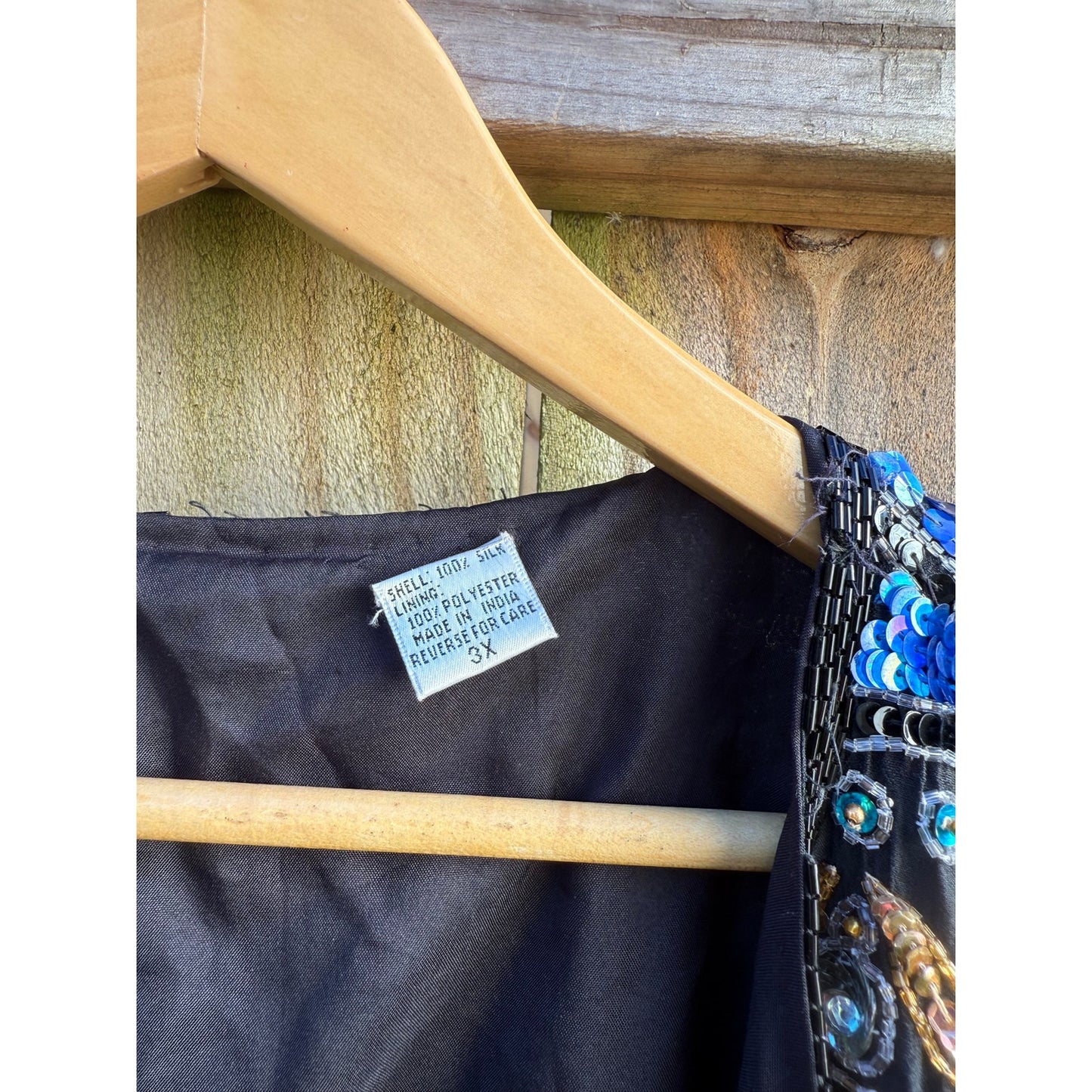 Vintage Silk Beaded Couture Jacket (80s/90s Runway Energy)