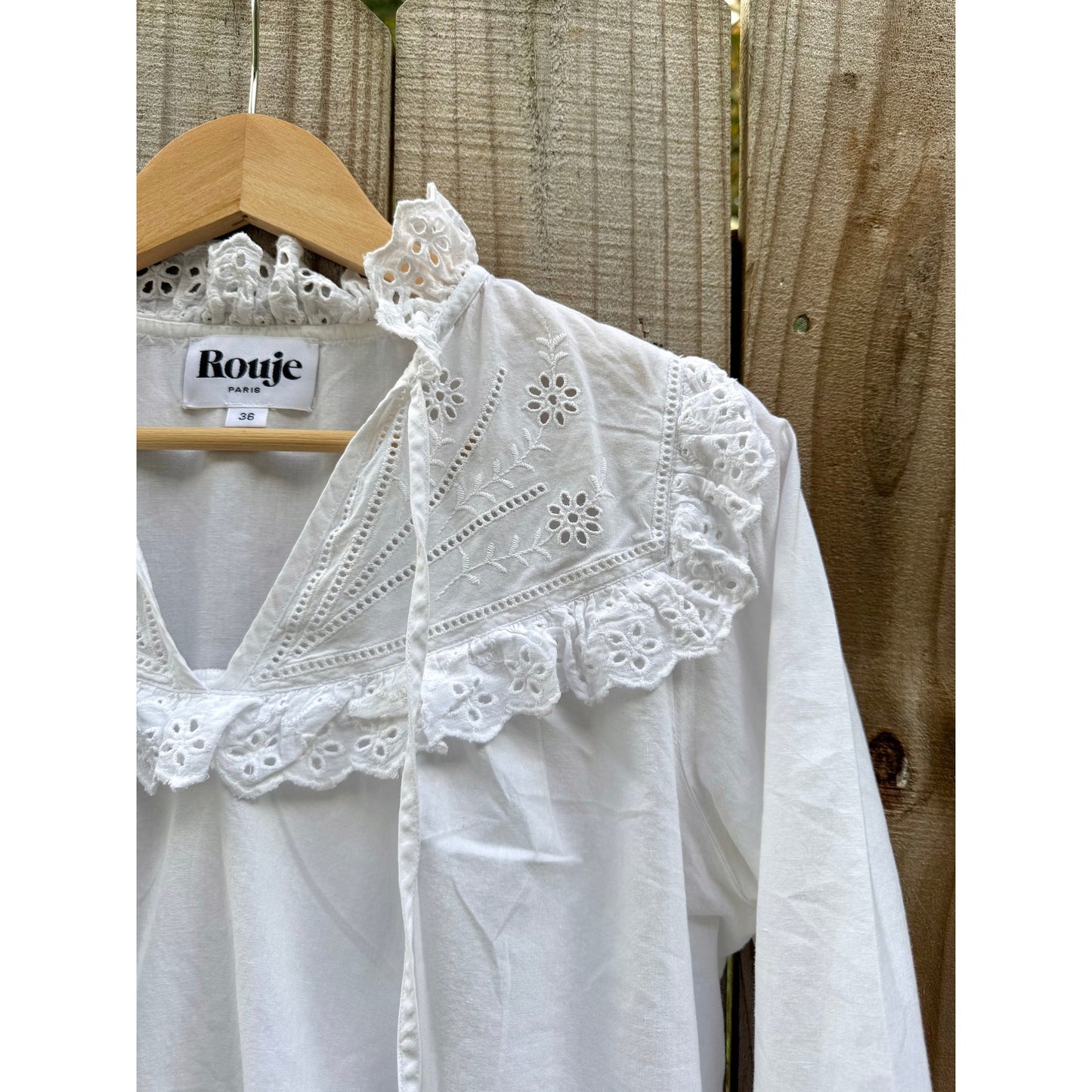Rouje Paris Embroidered Blouse