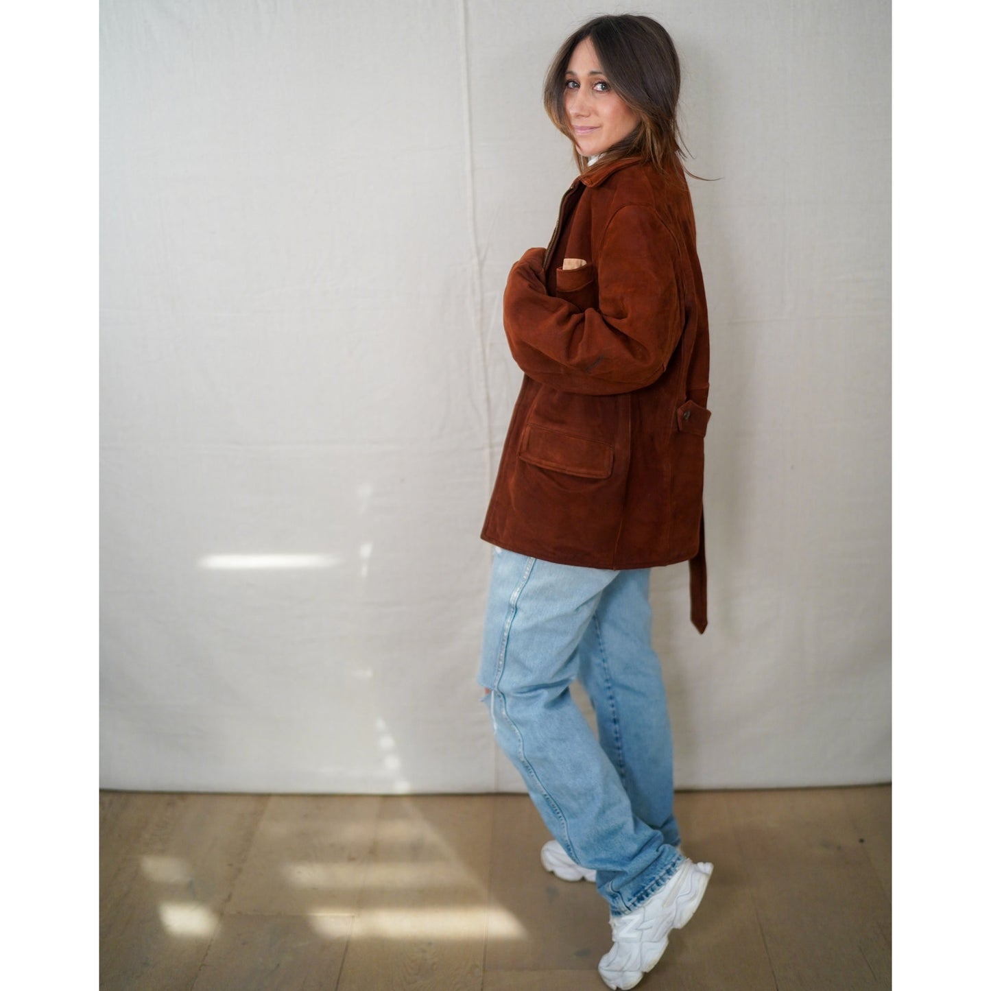 Vintage Golden Fleece Tobacco Suede Jacket
