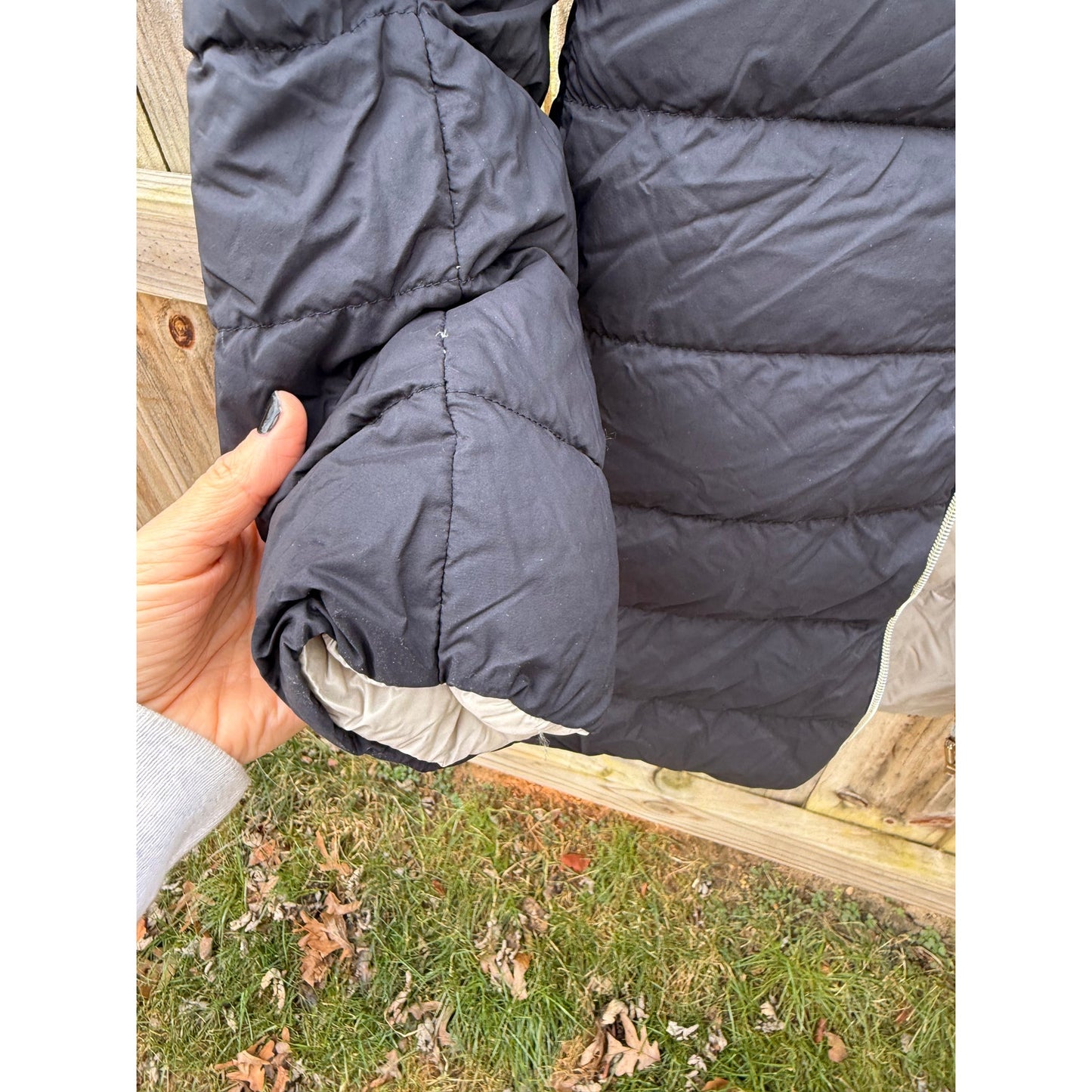 Herno Black Reversible Down Coat Italian