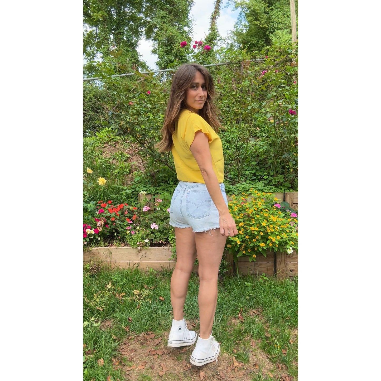 Late 80s / Early 90s Liz Claiborne Silk Top – Golden Hour Vintage