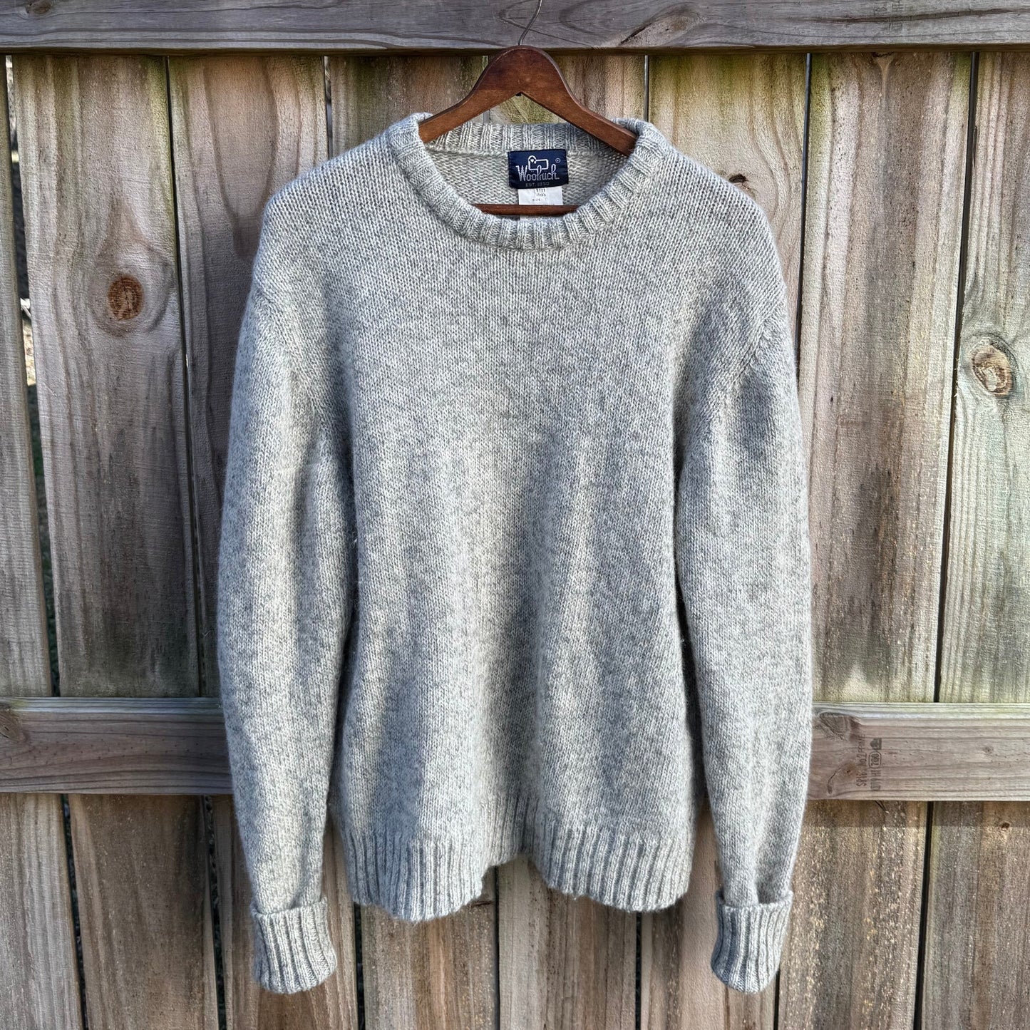 Vintage Woolrich Wool Sweater – Heathered Oatmeal Crewneck