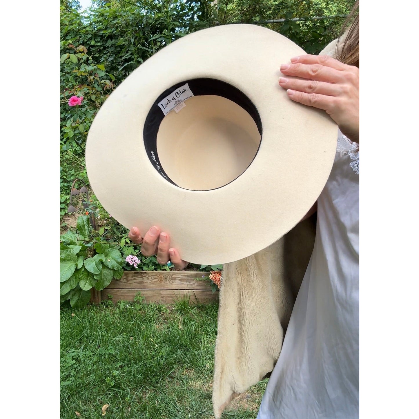 Lack of Color Ziggy Wide Brim Hat – Cream Wool Felt