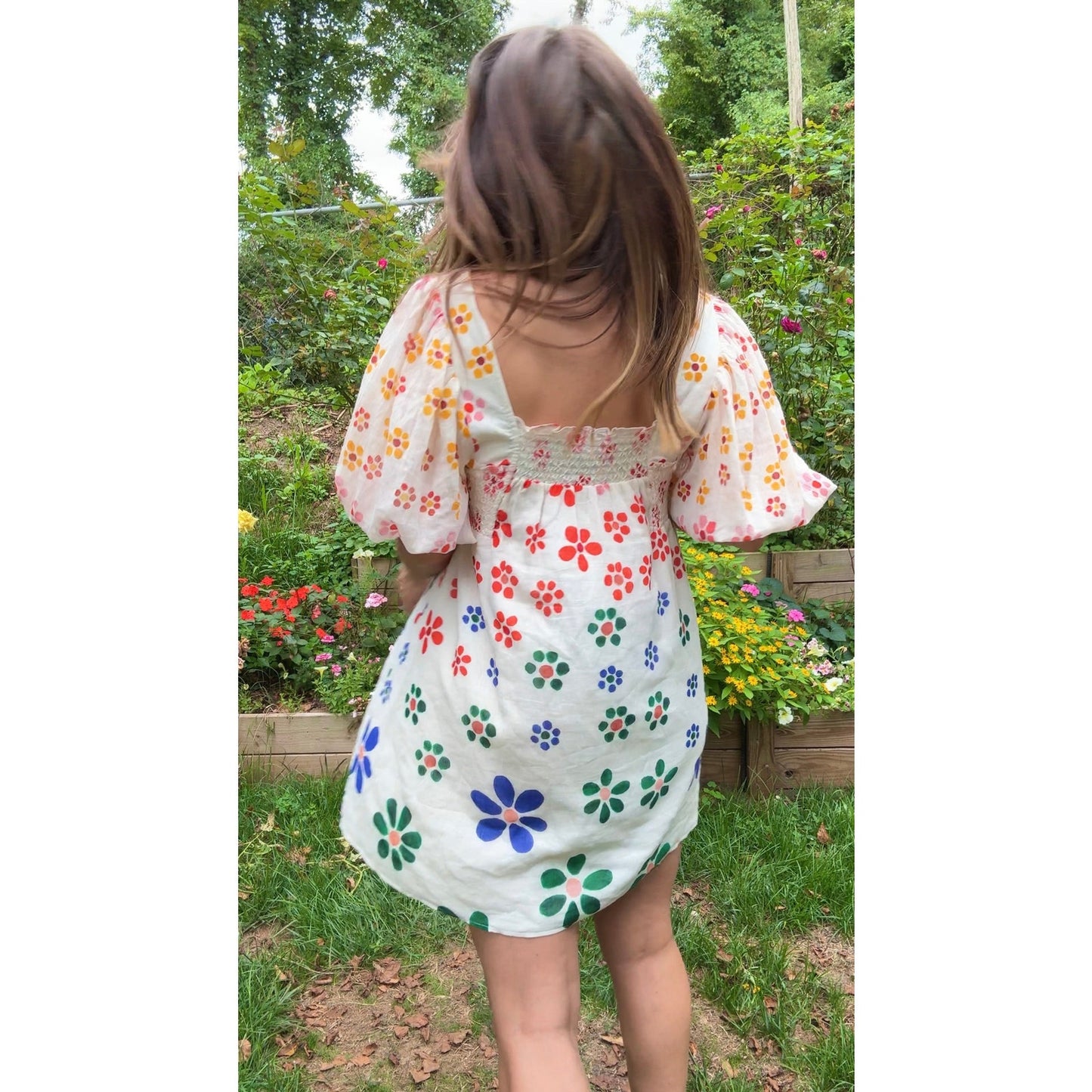 Rainbow Bloom Mini Dress – Jen’s Pirate Booty