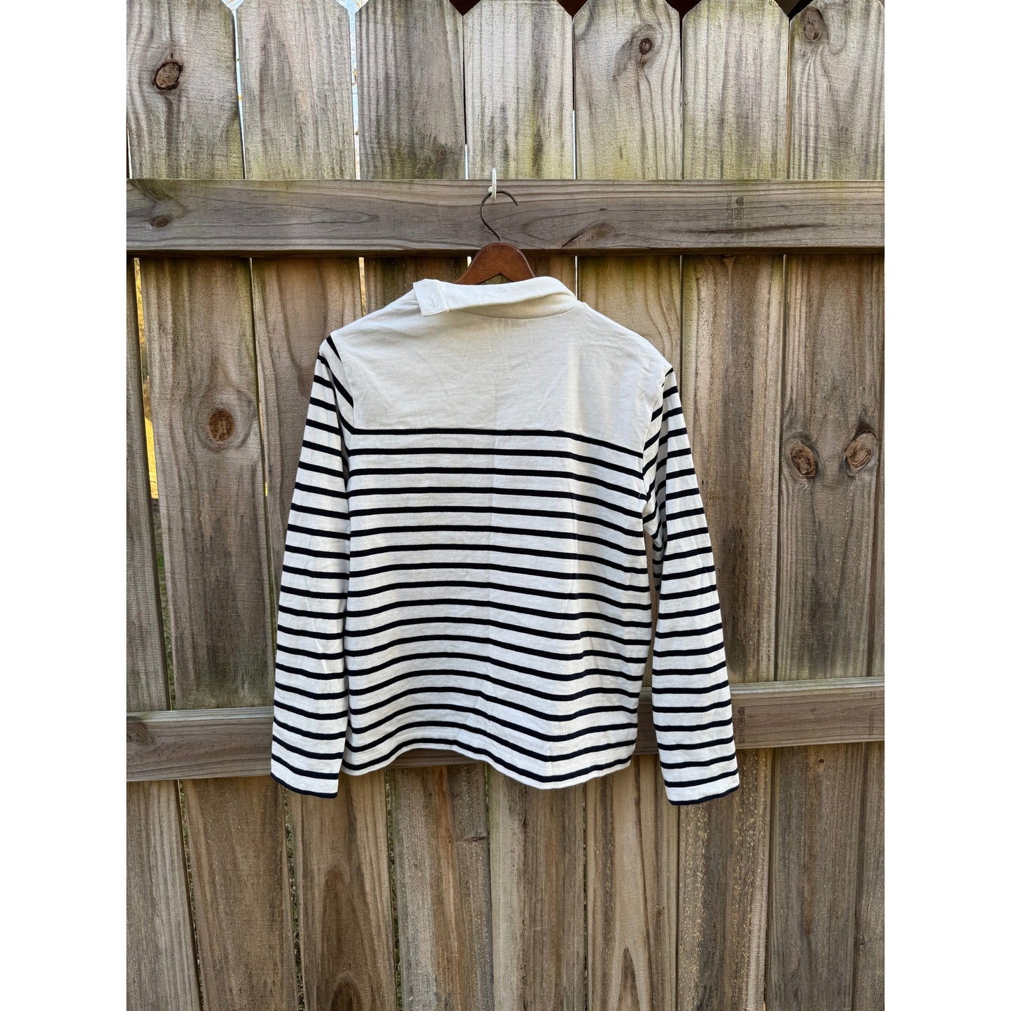 J.Crew Striped Cotton Top