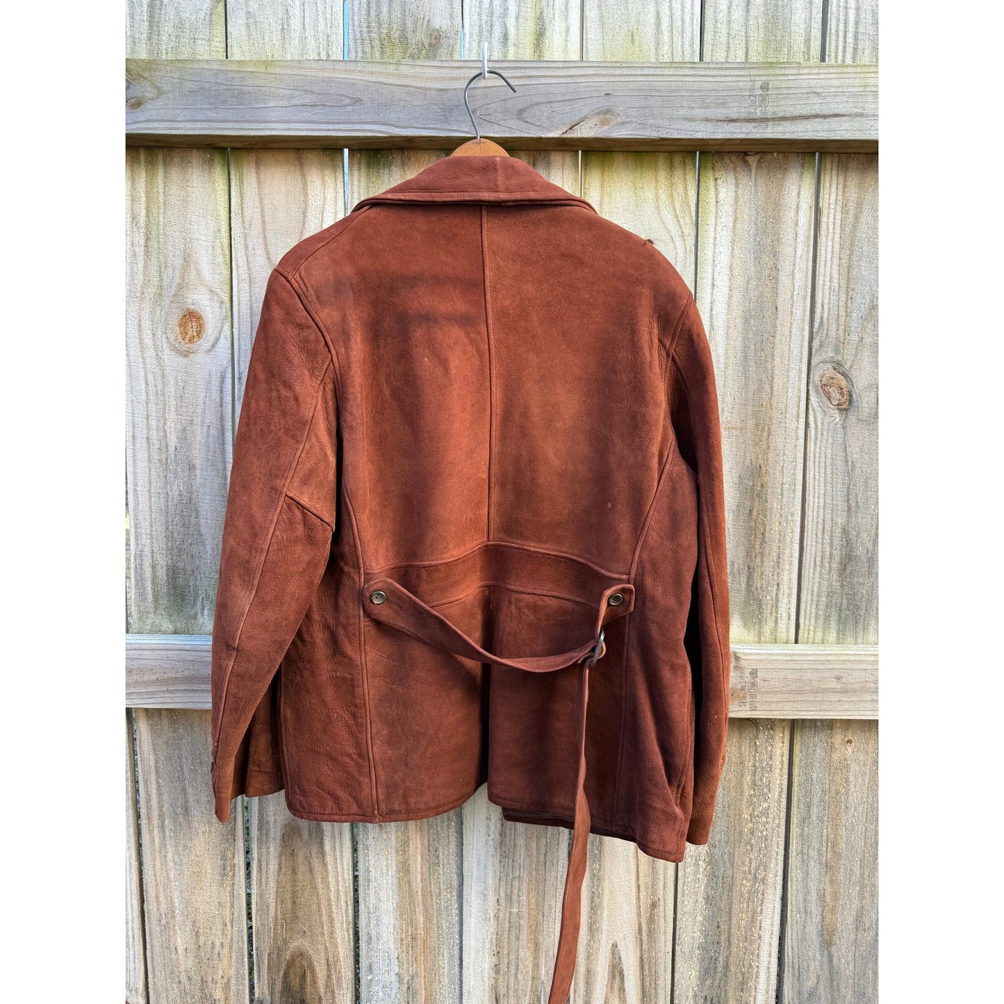 Vintage Golden Fleece Tobacco Suede Jacket
