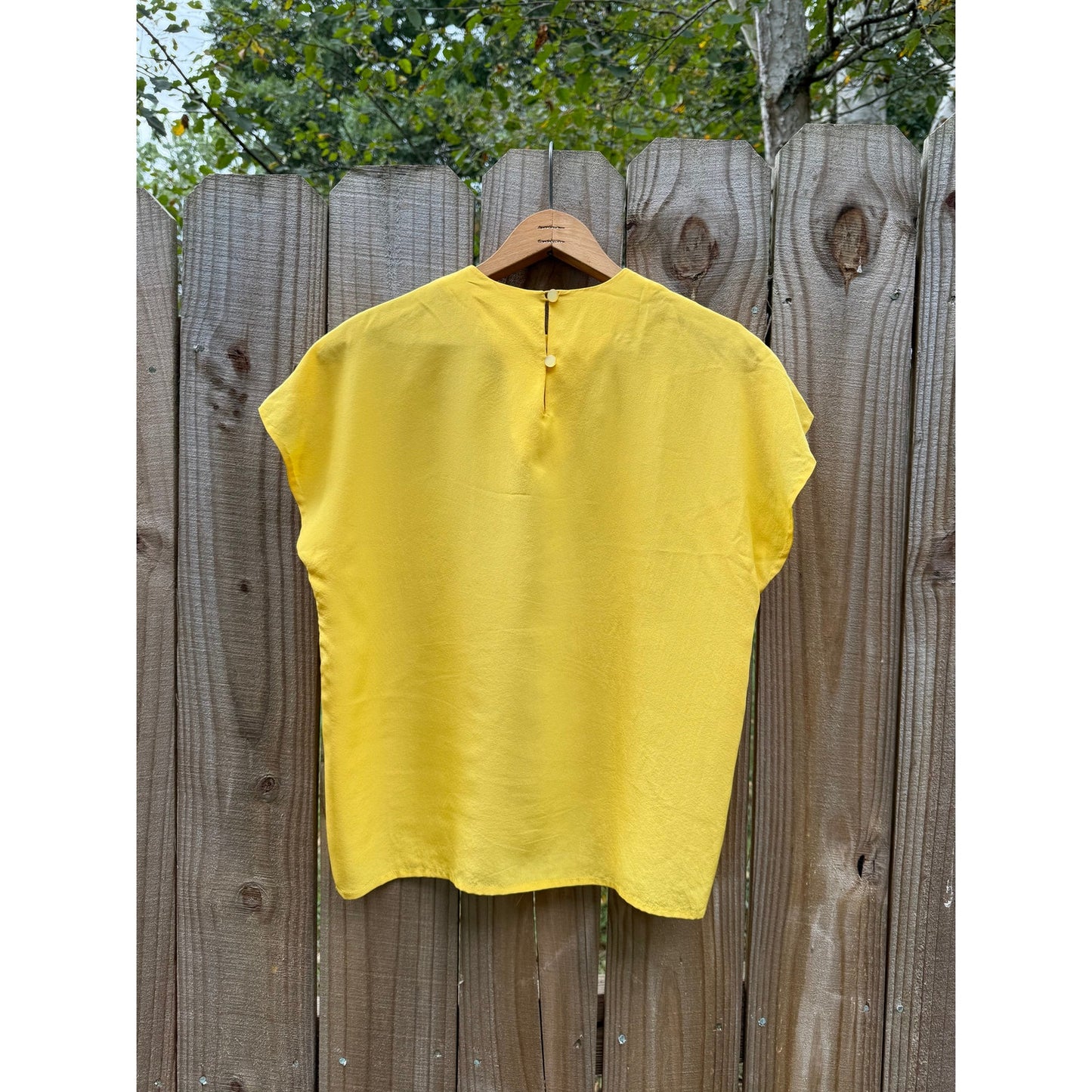 Late 80s / Early 90s Liz Claiborne Silk Top – Golden Hour Vintage