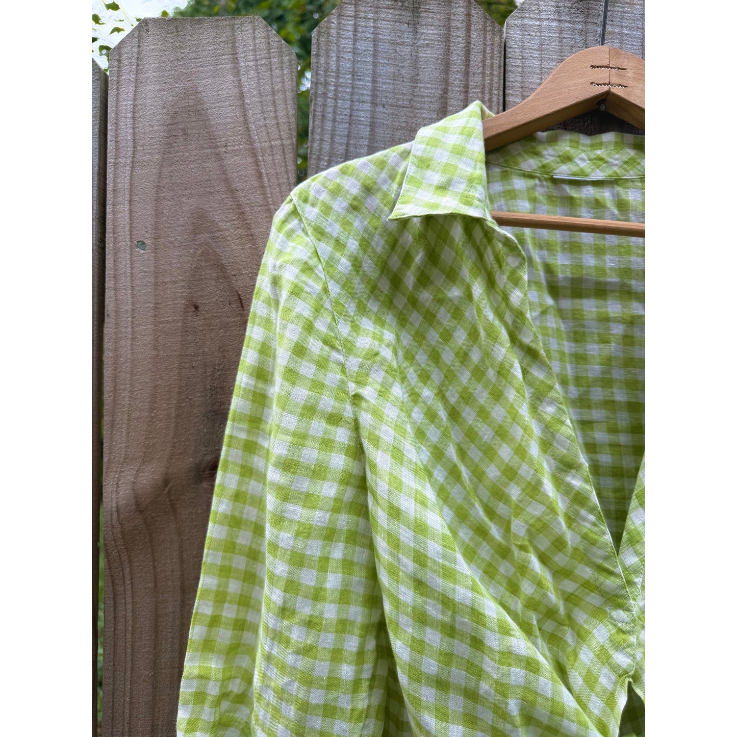 Sunday Honey Original Linen Gingham Top