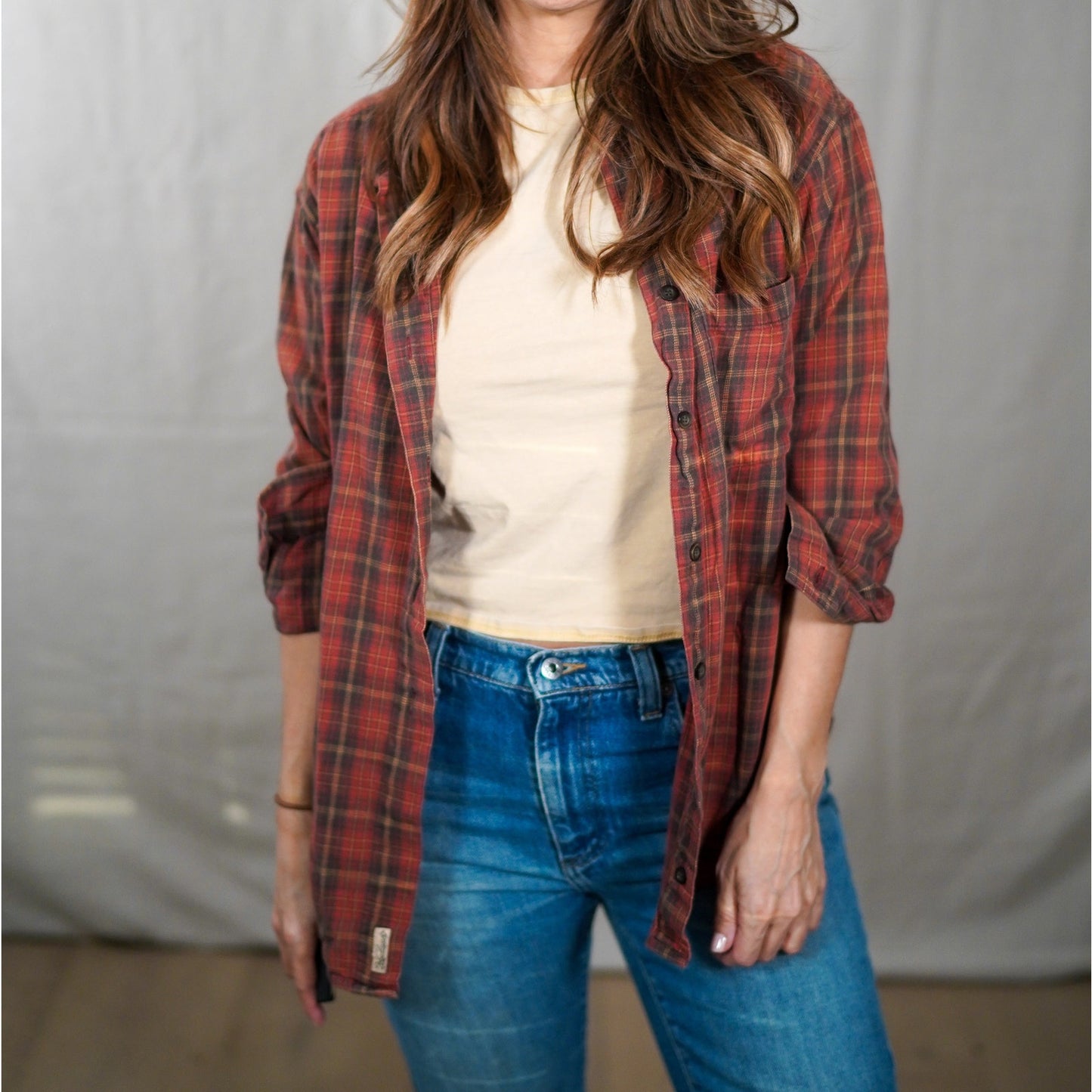 Vintage Woolrich Washed Plaid Workshirt