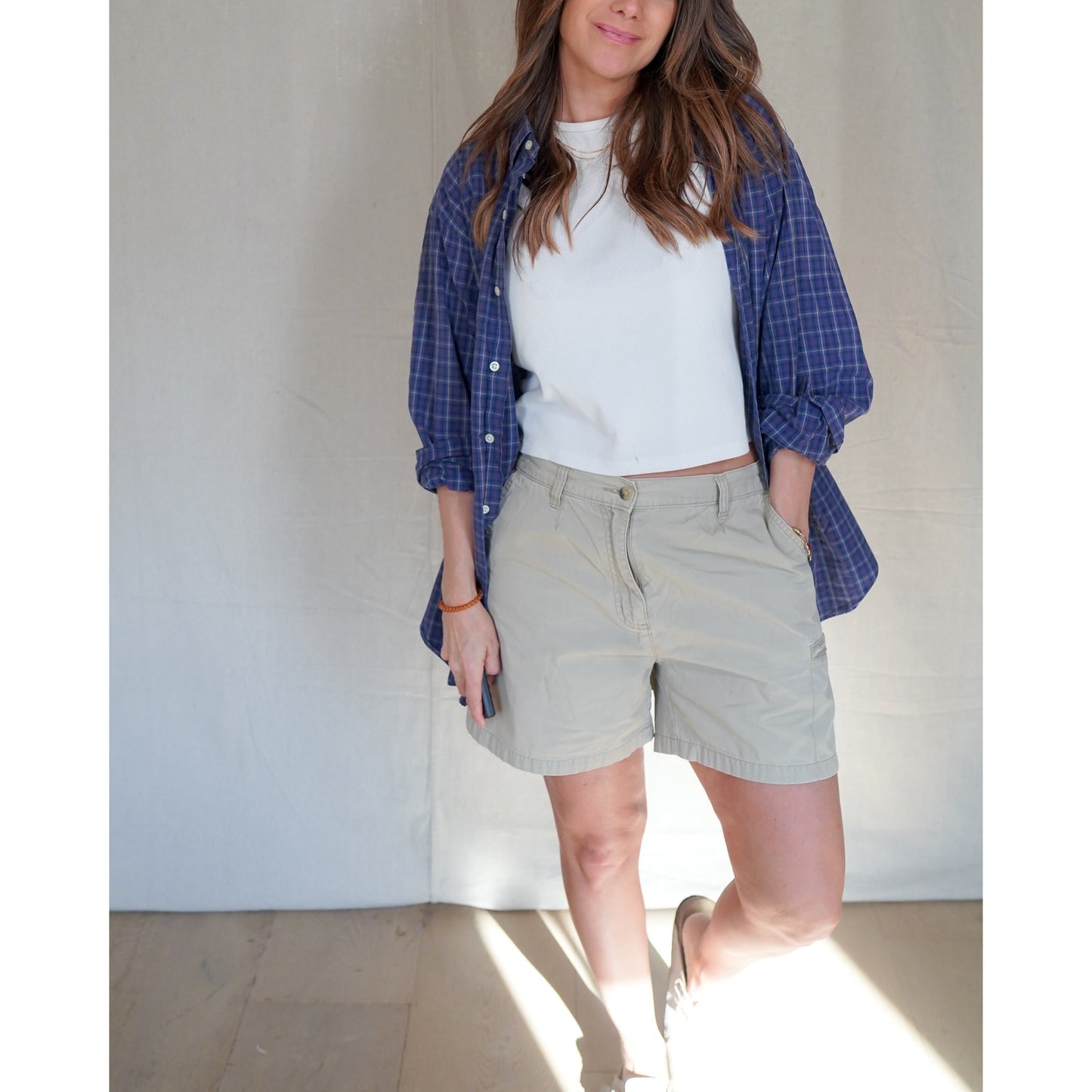 Woolrich Khaki Utility Shorts
