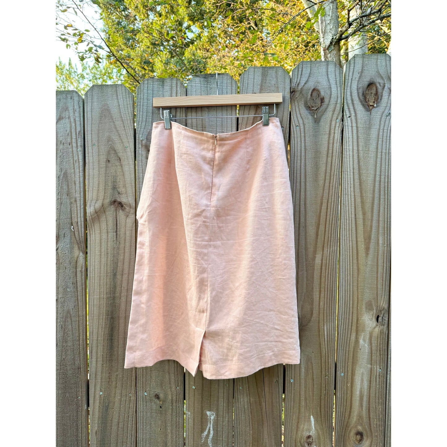 Sunday Honey Original Design — Linen High-Slit Skirt